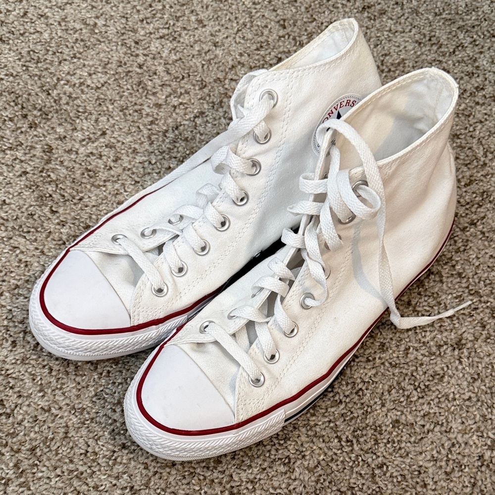 Unisex Converse White High Top Sneakers